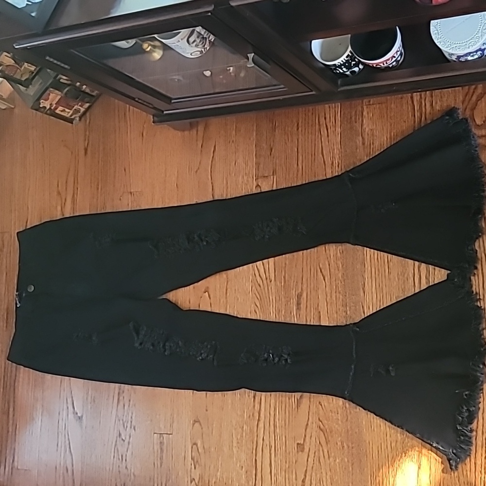 Posh Black Denim Pants
